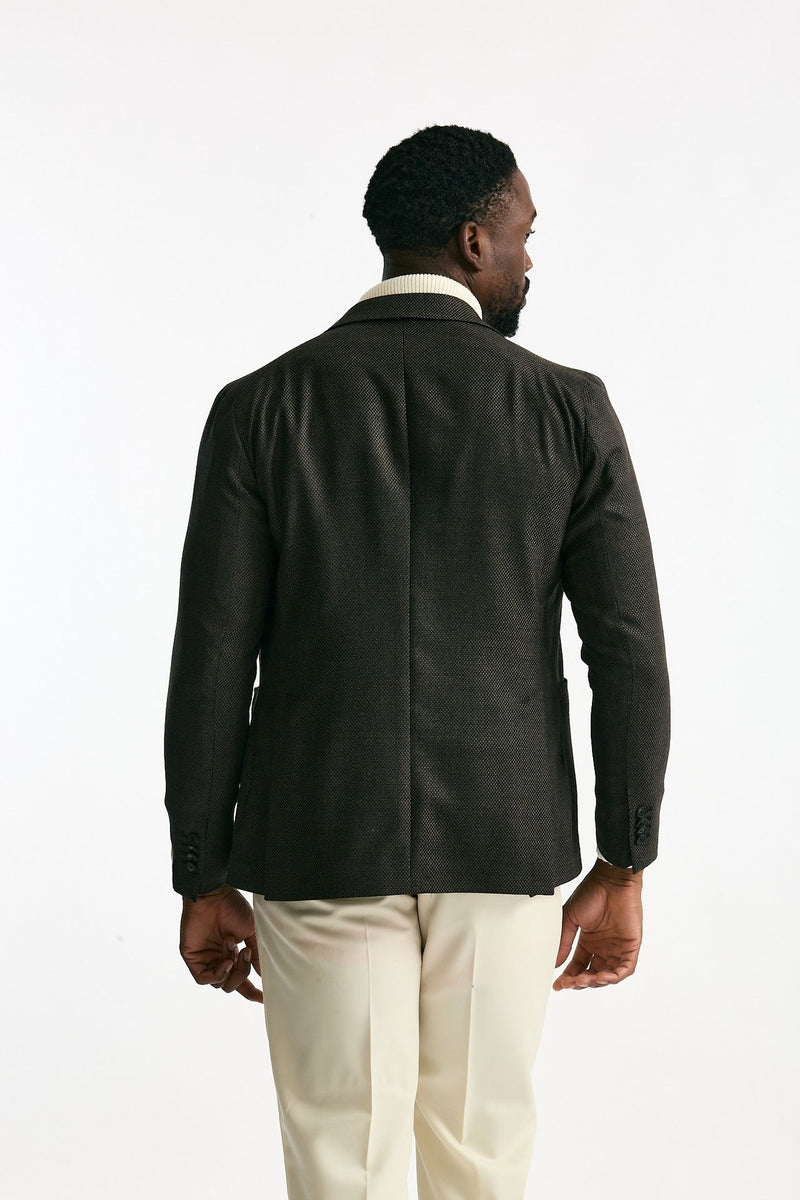 Giacca doppiopetto MONTECARLO marrone men Tagliatore - 3