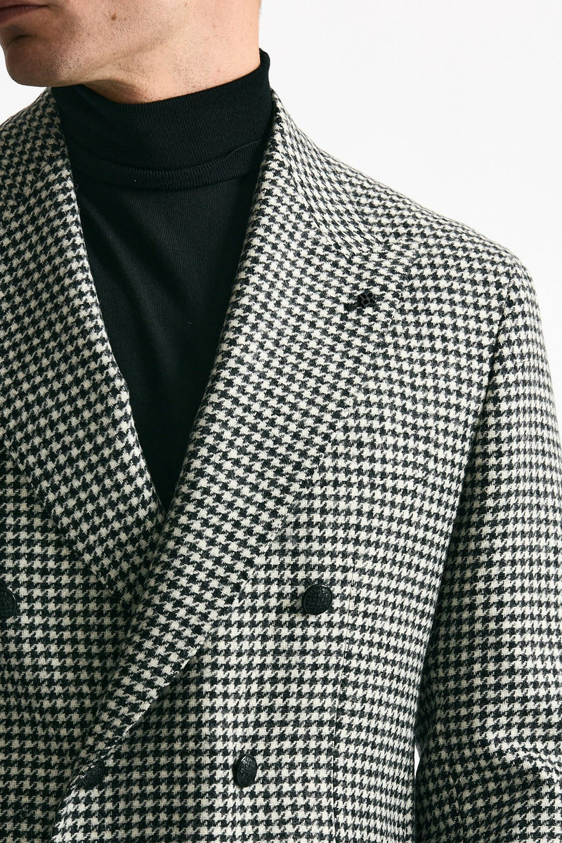 Giacca doppiopetto NEW YORK pied de poule men Tagliatore - 7