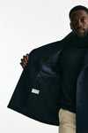 Peacoat in misto lana blu men Tagliatore - 10