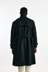 Trench doppiopetto in lana blu men Tagliatore - 4
