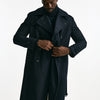 Trench doppiopetto in lana blu men Tagliatore - 10