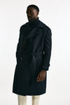 Trench doppiopetto in lana blu men Tagliatore - 8