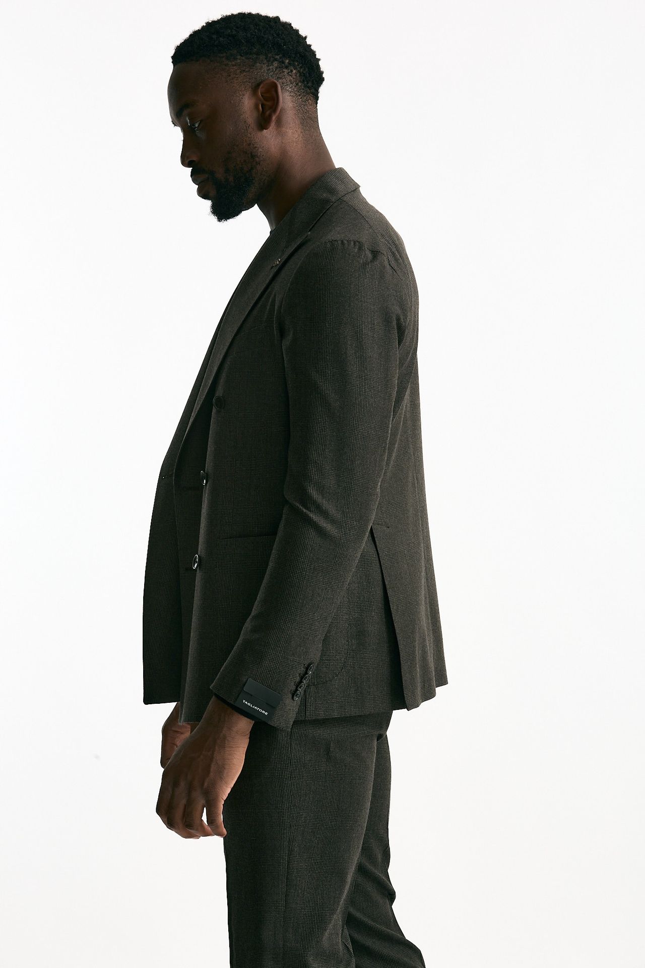 Abito doppiopetto MONTECARLO Galles marrone men Tagliatore - 2