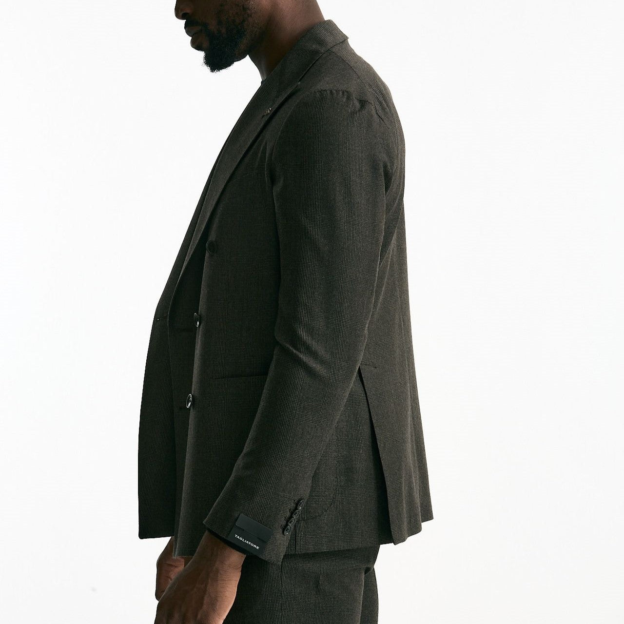 Abito doppiopetto MONTECARLO Galles marrone men Tagliatore - 9