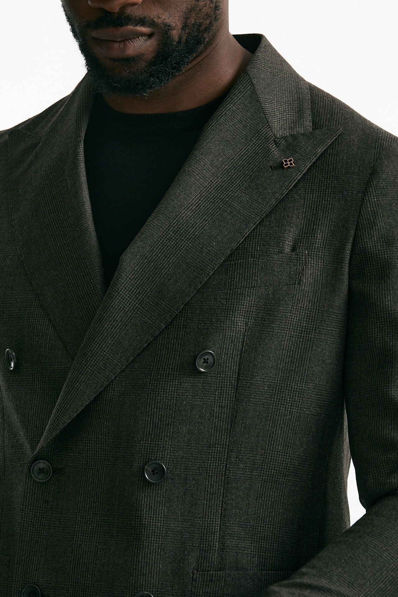 Abito doppiopetto MONTECARLO Galles marrone men Tagliatore - 6