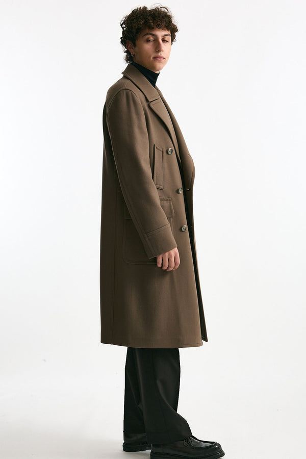 Cappotto PINO LERARIO doppiopetto cammello men Tagliatore