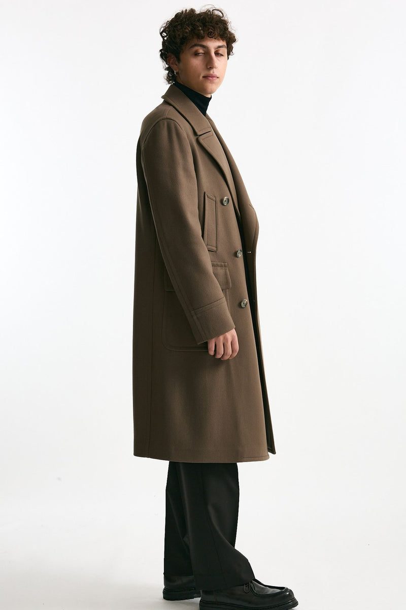 Cappotto PINO LERARIO doppiopetto cammello men Tagliatore - 2