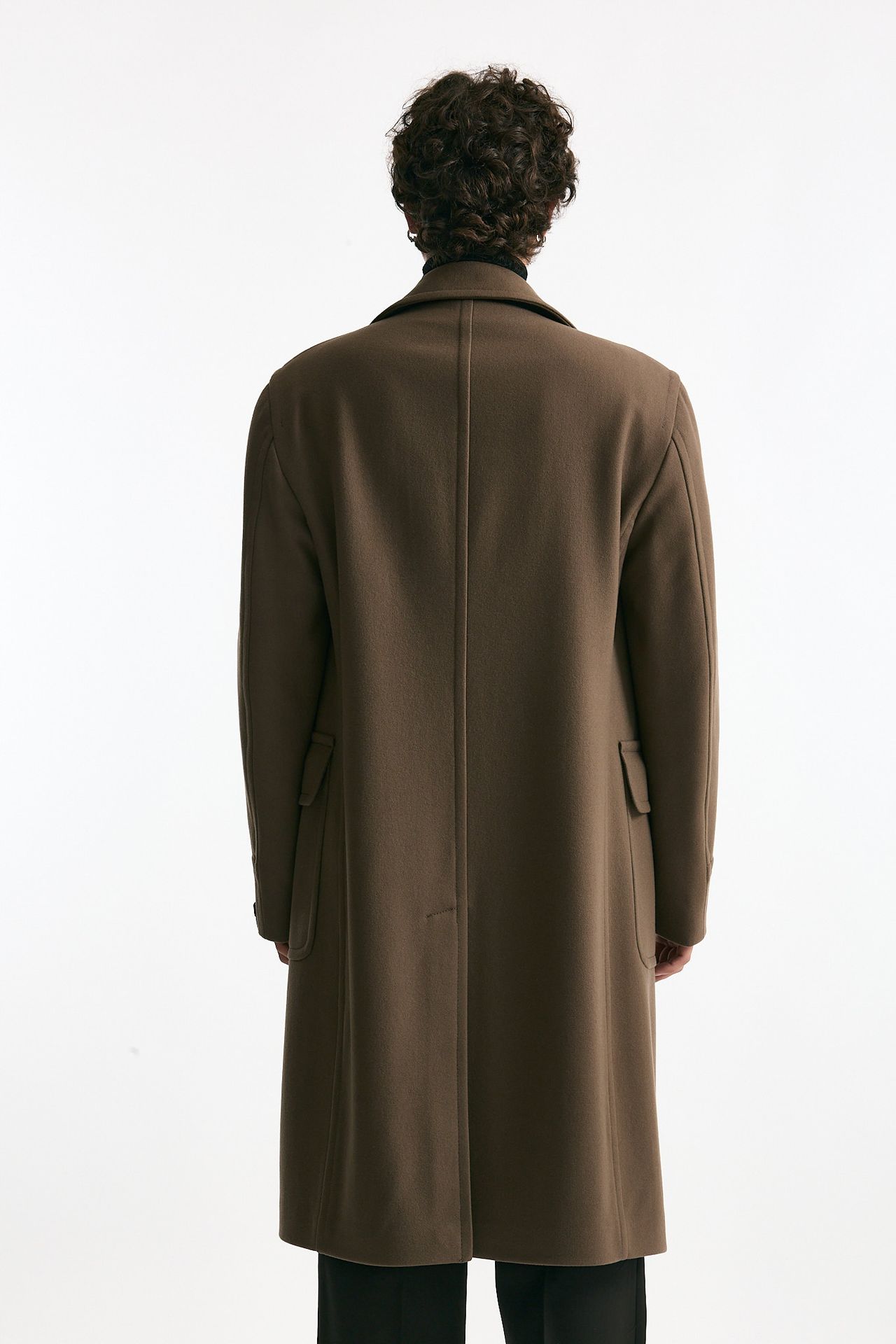 Cappotto PINO LERARIO doppiopetto cammello men Tagliatore - 3