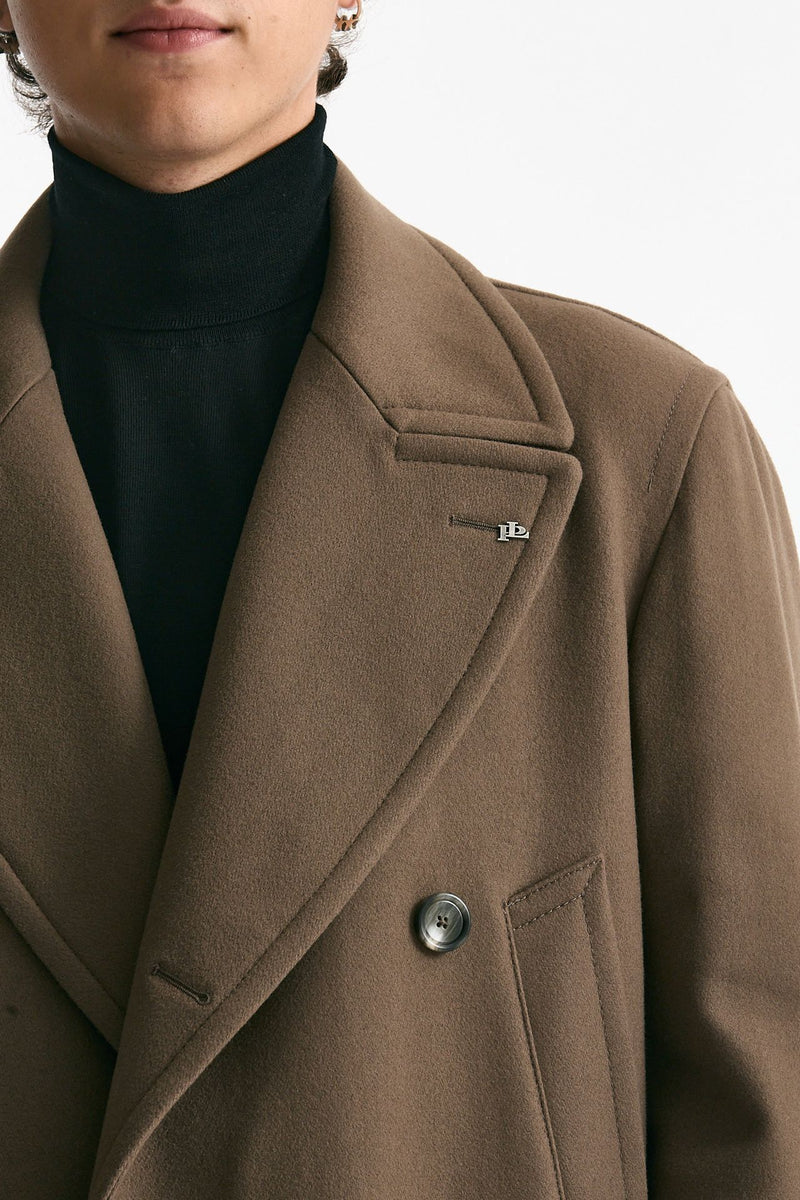 Cappotto PINO LERARIO doppiopetto cammello men Tagliatore - 5