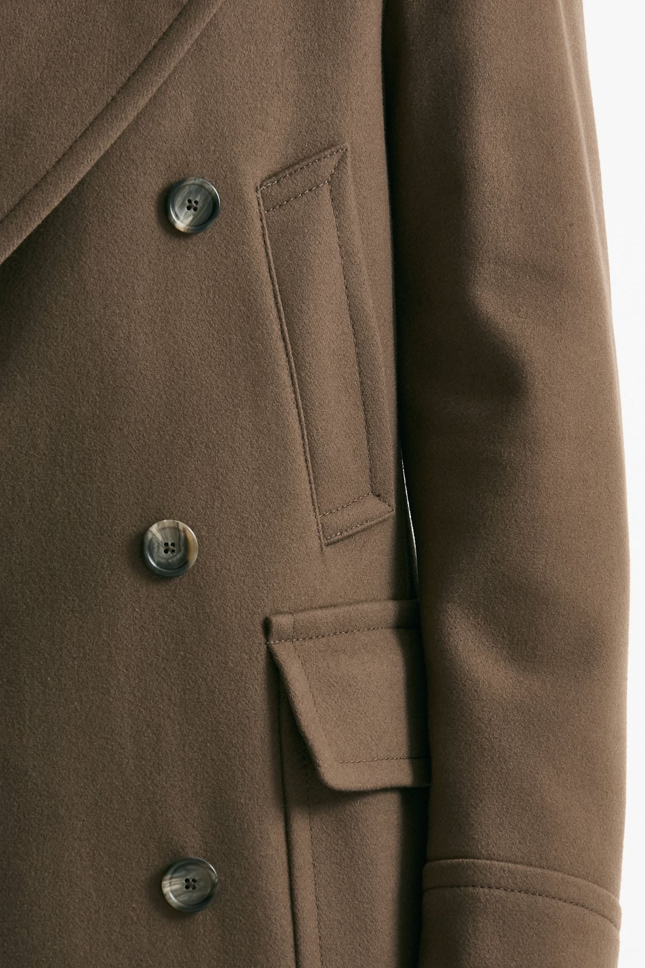 Cappotto PINO LERARIO doppiopetto cammello men Tagliatore - 9