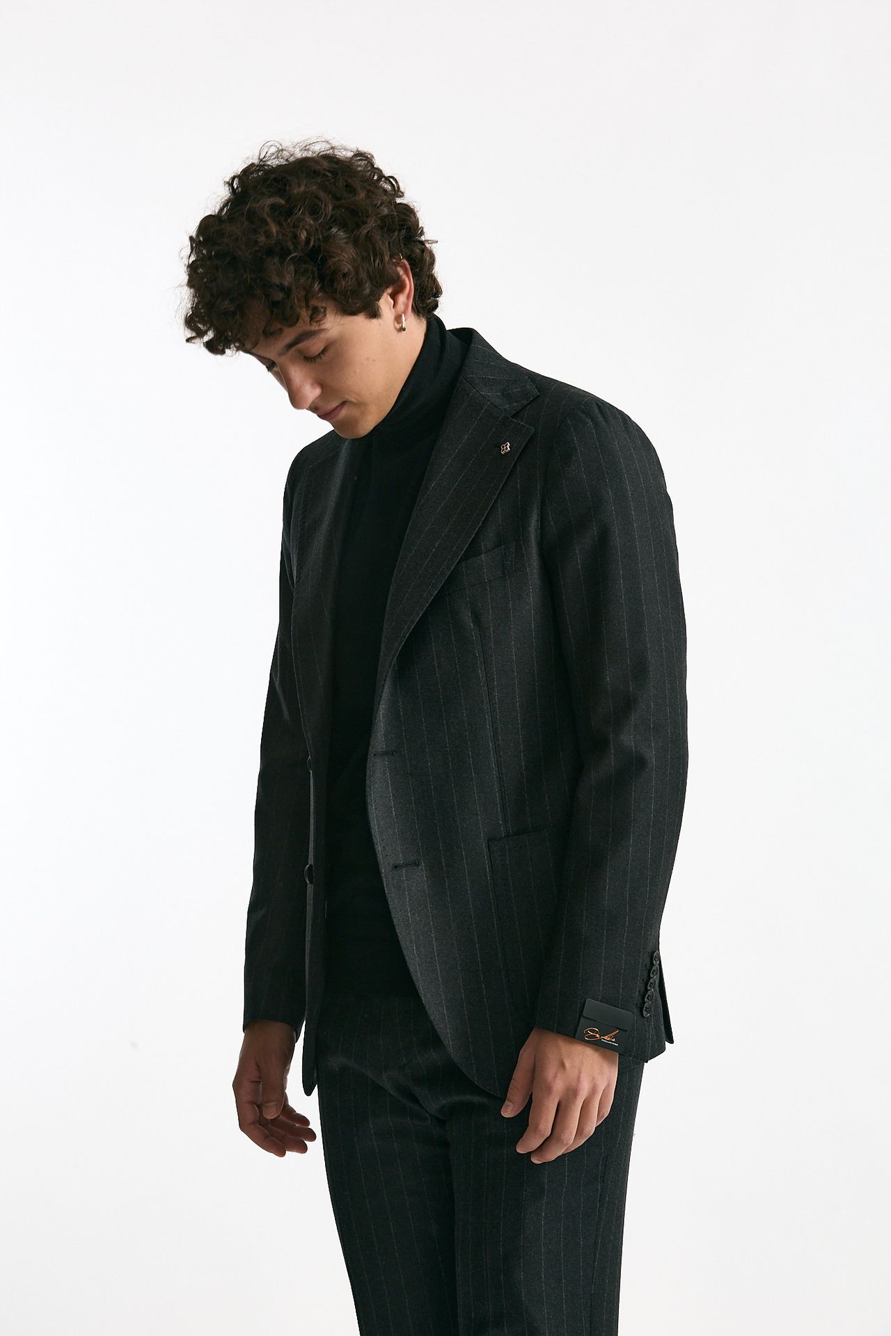 Abito monopetto PINO LERARIO grigio men Tagliatore - 4