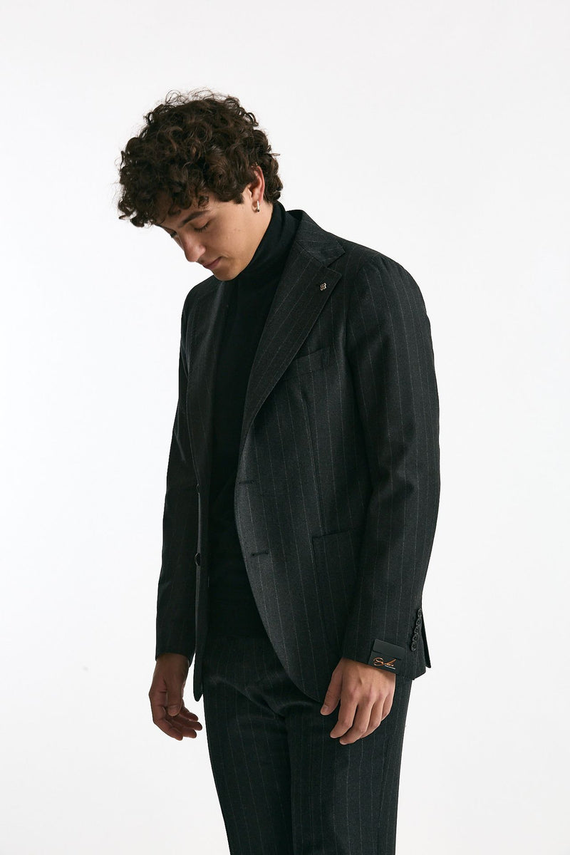 Abito monopetto PINO LERARIO grigio men Tagliatore - 4