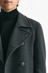 Peacoat in lana grigio men Tagliatore - 5