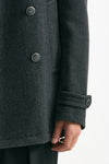 Peacoat in lana grigio men Tagliatore - 6