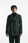Peacoat in lana grigio men Tagliatore - 8