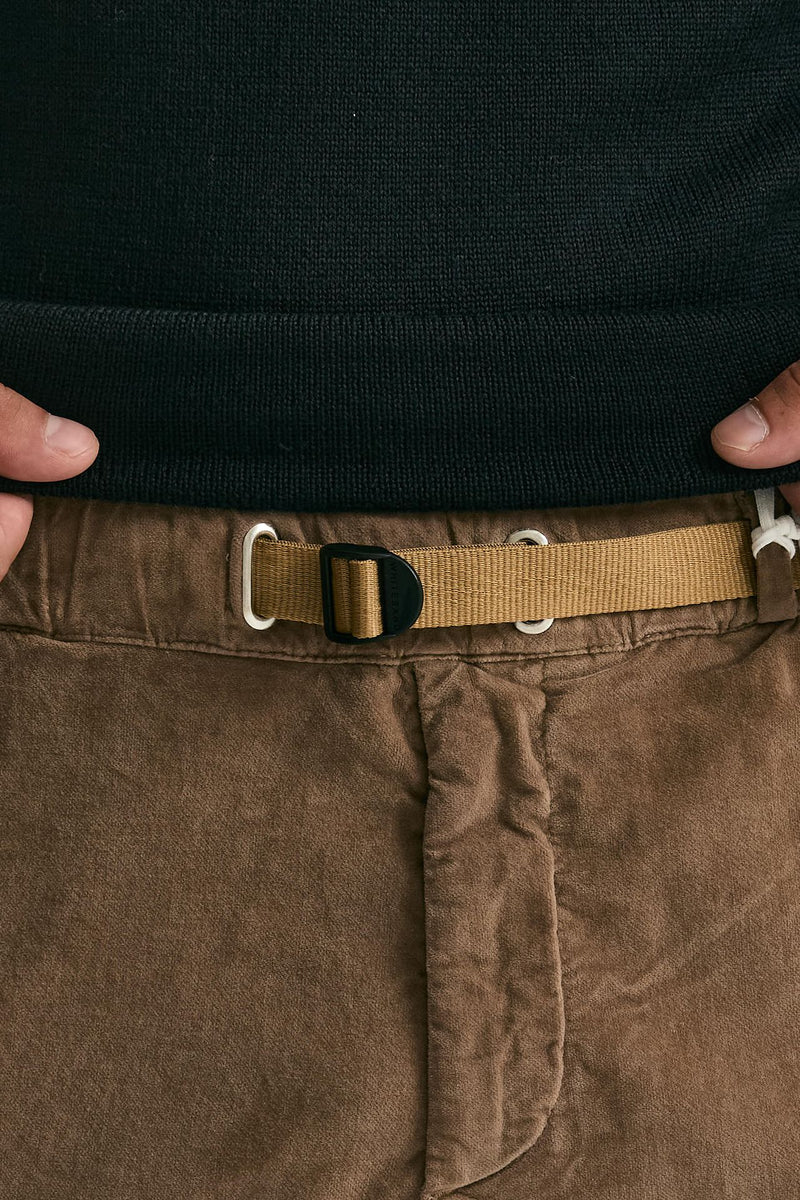 Pantalone in fustagno di cotone cammello men White sand - 6