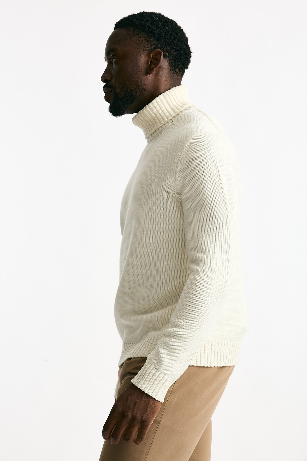 Dolcevita in lana bianco men Zanone - 3