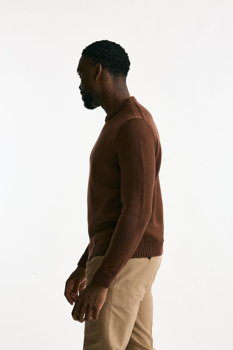Maglia girocollo in lana bruciato men Zanone - 2