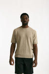 T shirt in lino e poliammide beige men Atomo factory - 2