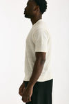 T shirt in lino e poliammide bianco men Atomo factory - 2