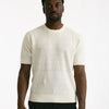 T shirt in lino e poliammide bianco men Atomo factory - 6