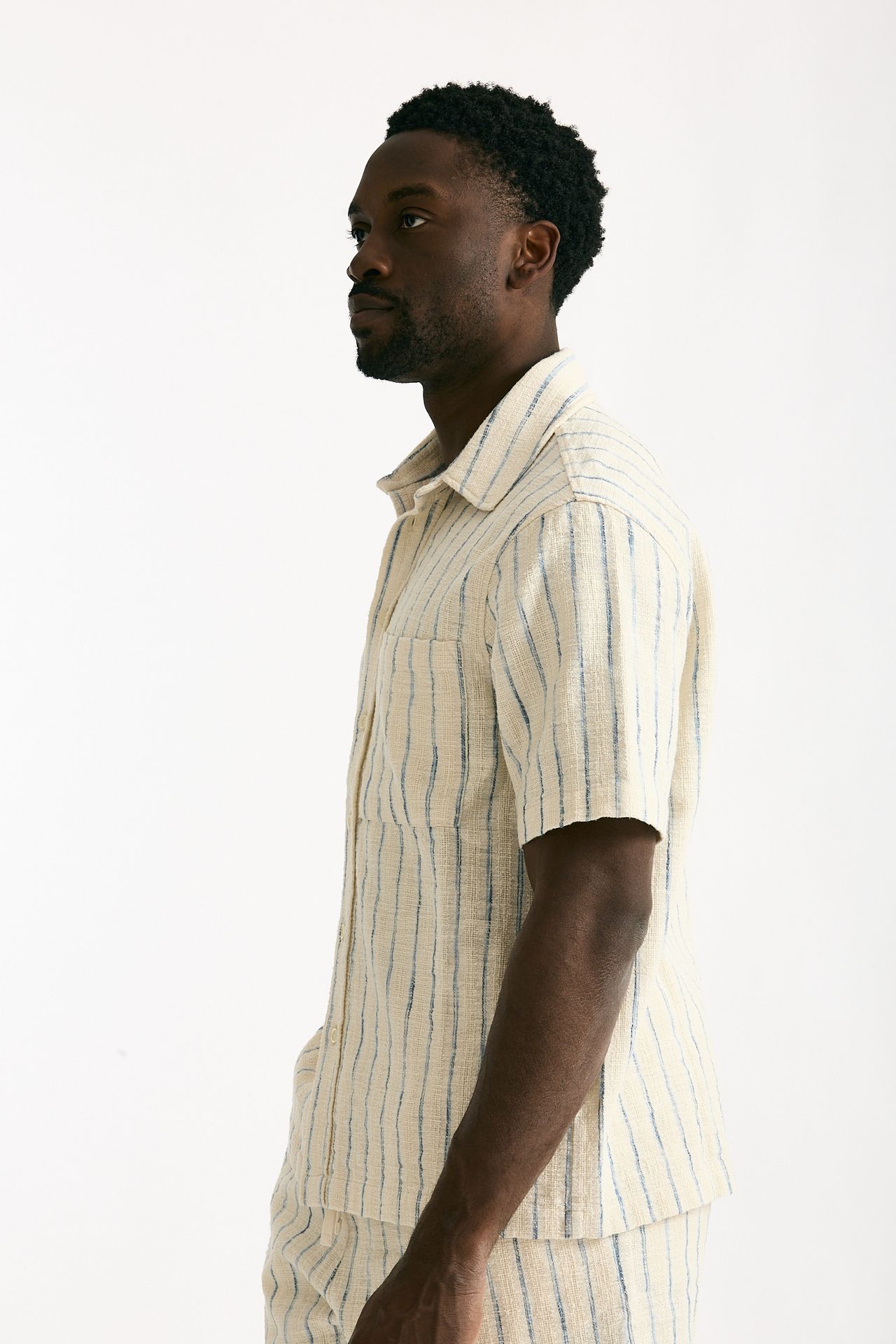 Camicia in misto cotone rigato men Atomo factory - 3