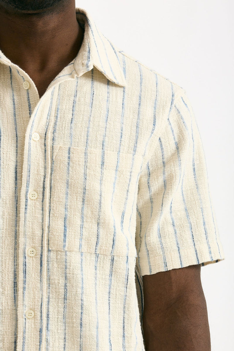 Camicia in misto cotone rigato men Atomo factory - 5