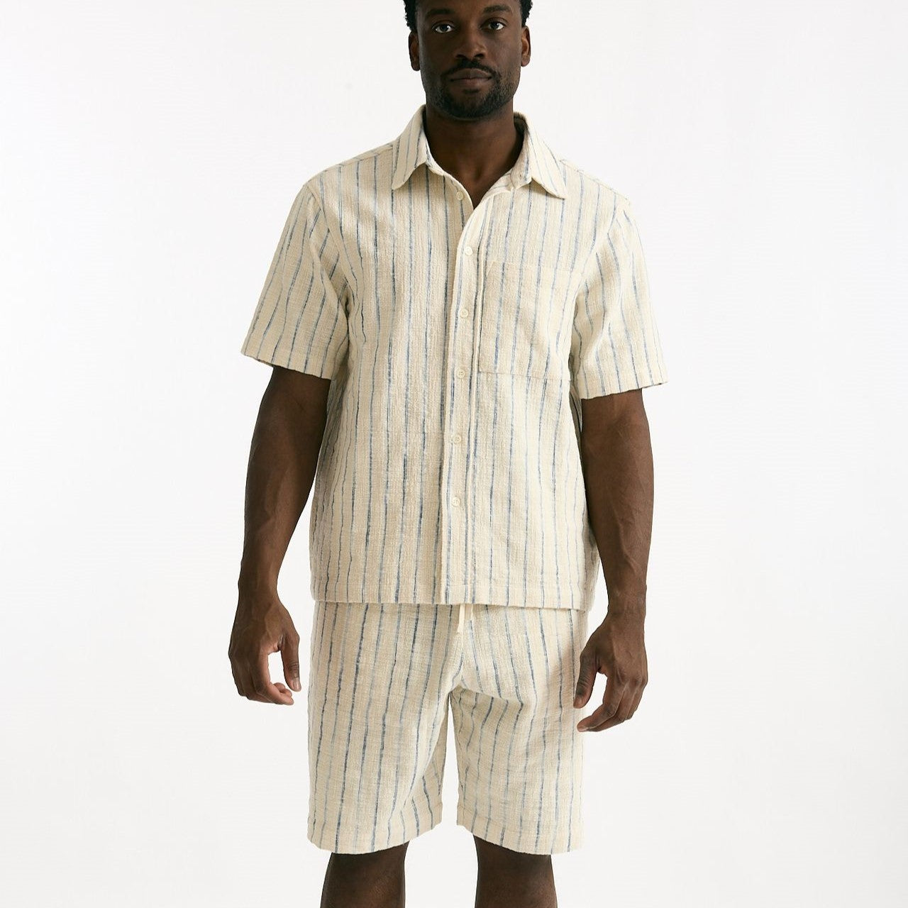 Camicia in misto cotone rigato men Atomo factory - 6
