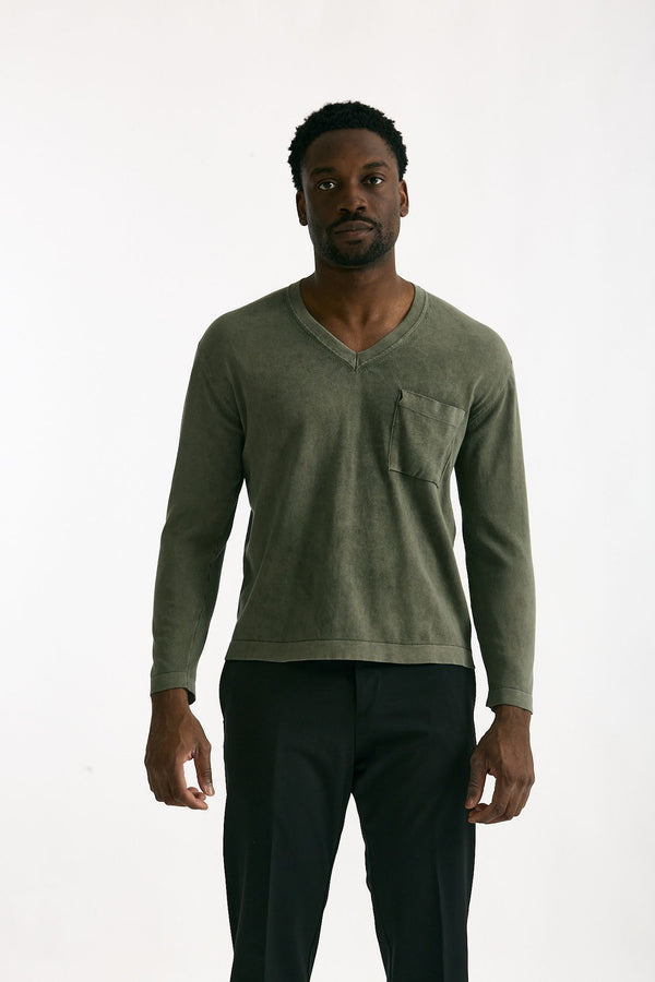 Maglia in cotone militare men Atomo factory