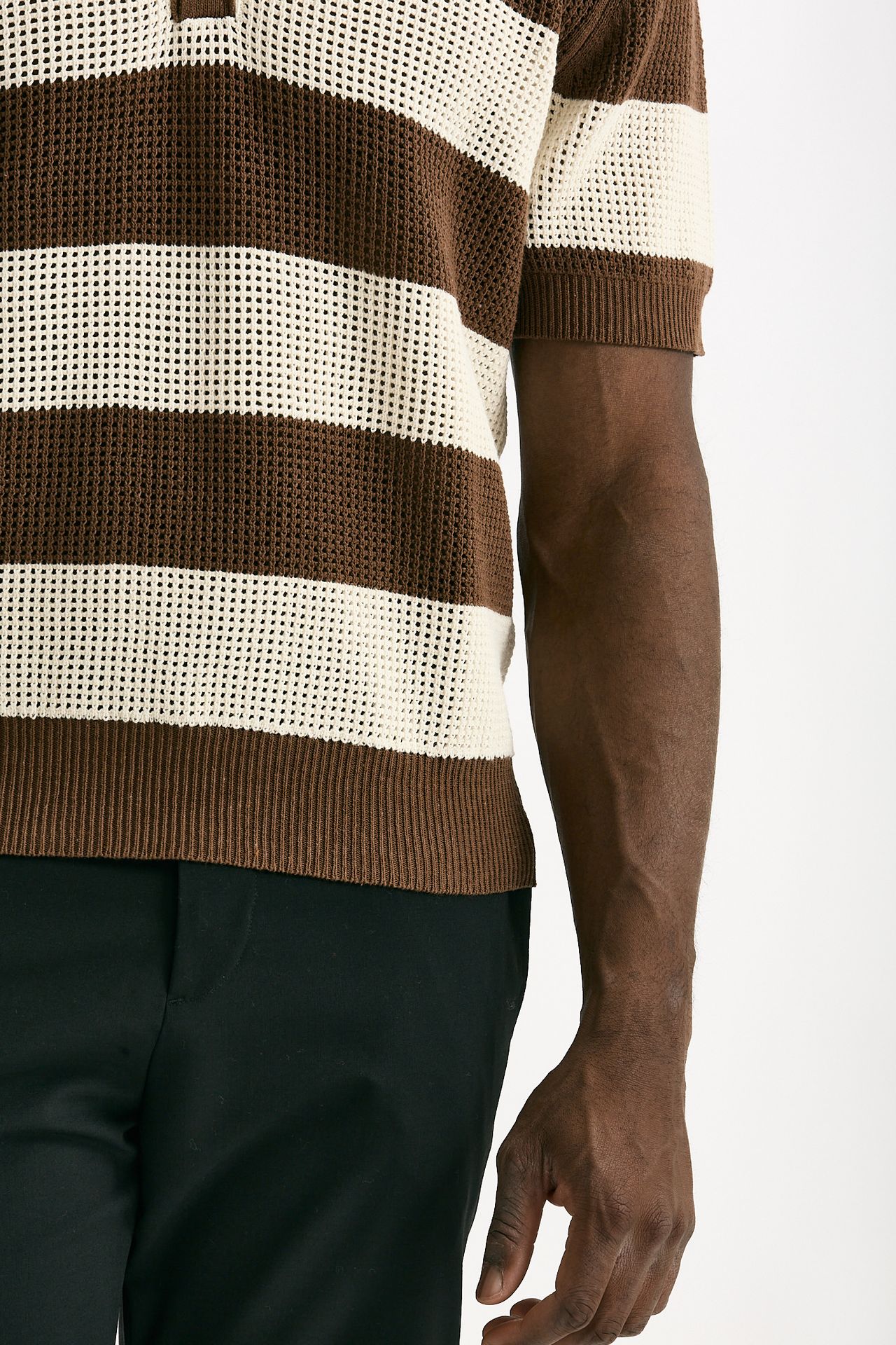 Polo in misto cotone rigato men Atomo factory - 6