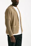 Cardigan in cotone e poliestere beige men Atomo factory - 2