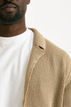 Cardigan in cotone e poliestere beige men Atomo factory - 6
