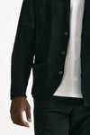 Cardigan in cotone e poliestere nero men Atomo factory - 6