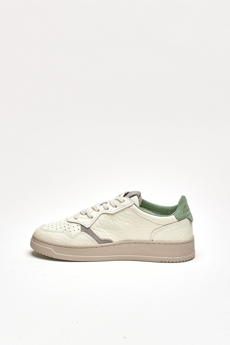 Sneakers MEDALIST LOW-AULM-NE16 in pelle martellata men Autry - 4