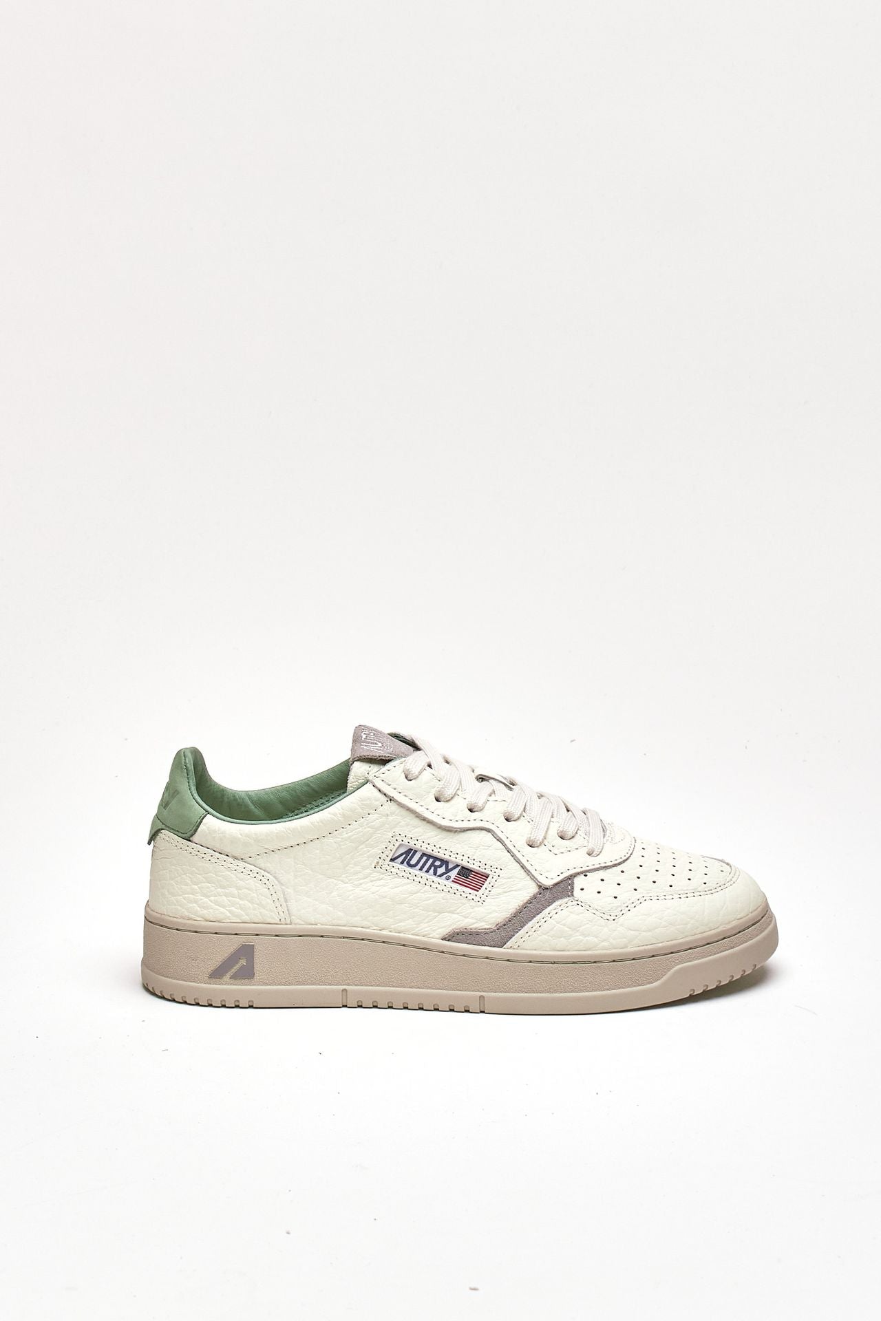 Sneakers MEDALIST LOW-AULM-NE16 in pelle martellata men Autry - 1