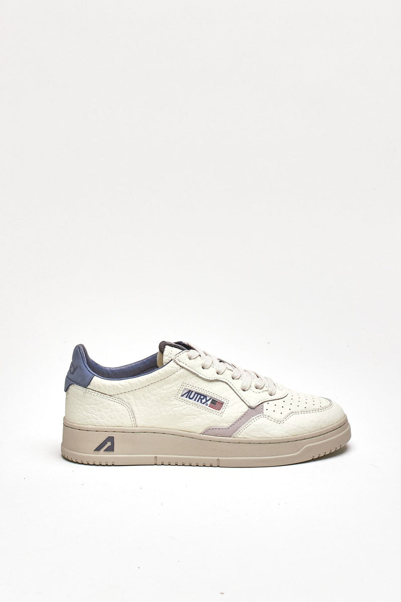 Sneakers MEDALIST LOW-AULM-NE12 in pelle martellata men Autry - 1