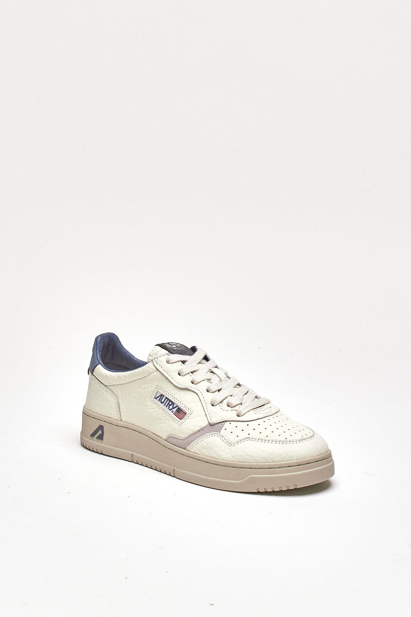 Sneakers MEDALIST LOW-AULM-NE12 in pelle martellata men Autry - 2