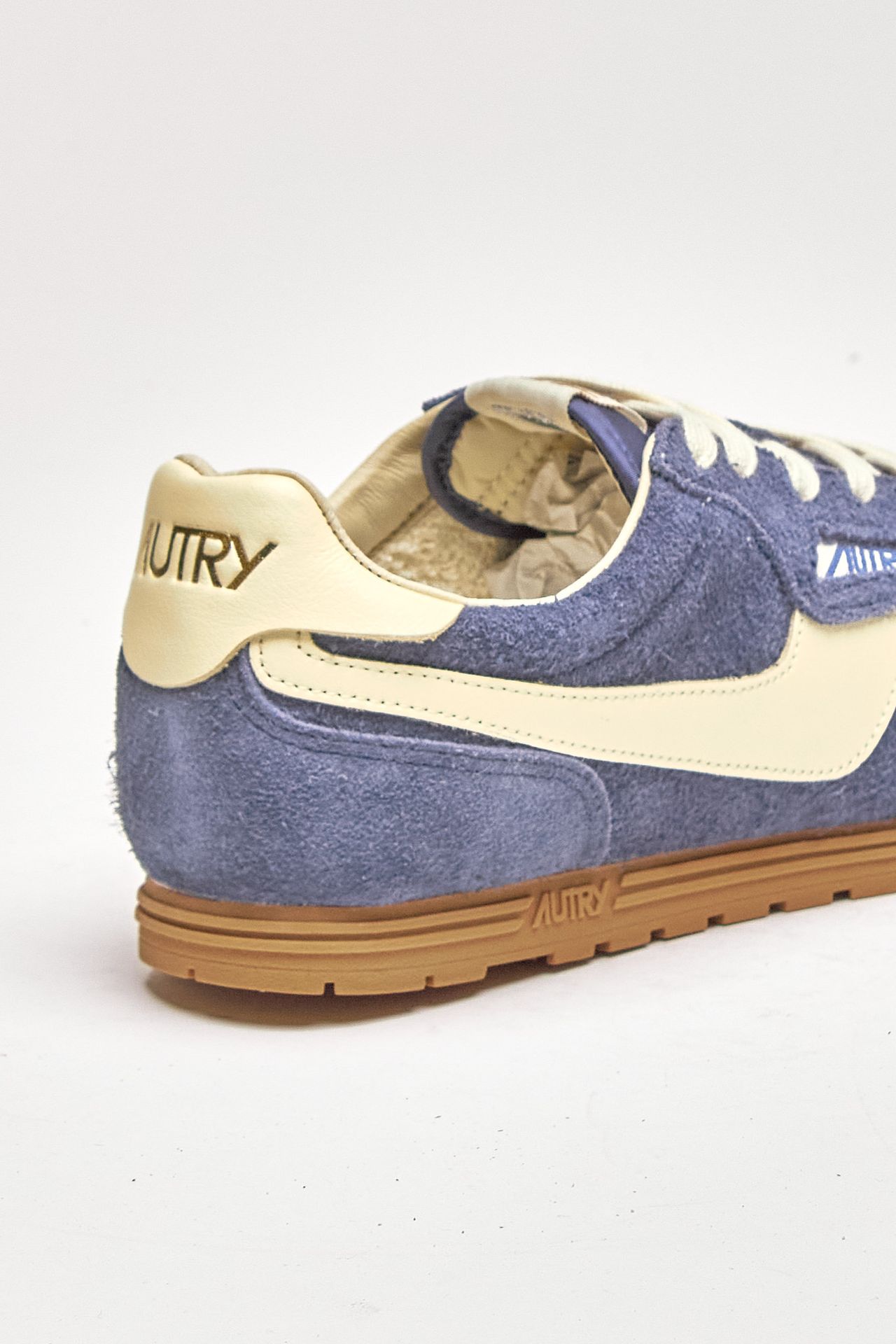 Sneakers WINDSPIN LOW – WSLM-UB28 in suede rasato e pelle men Autry - 7