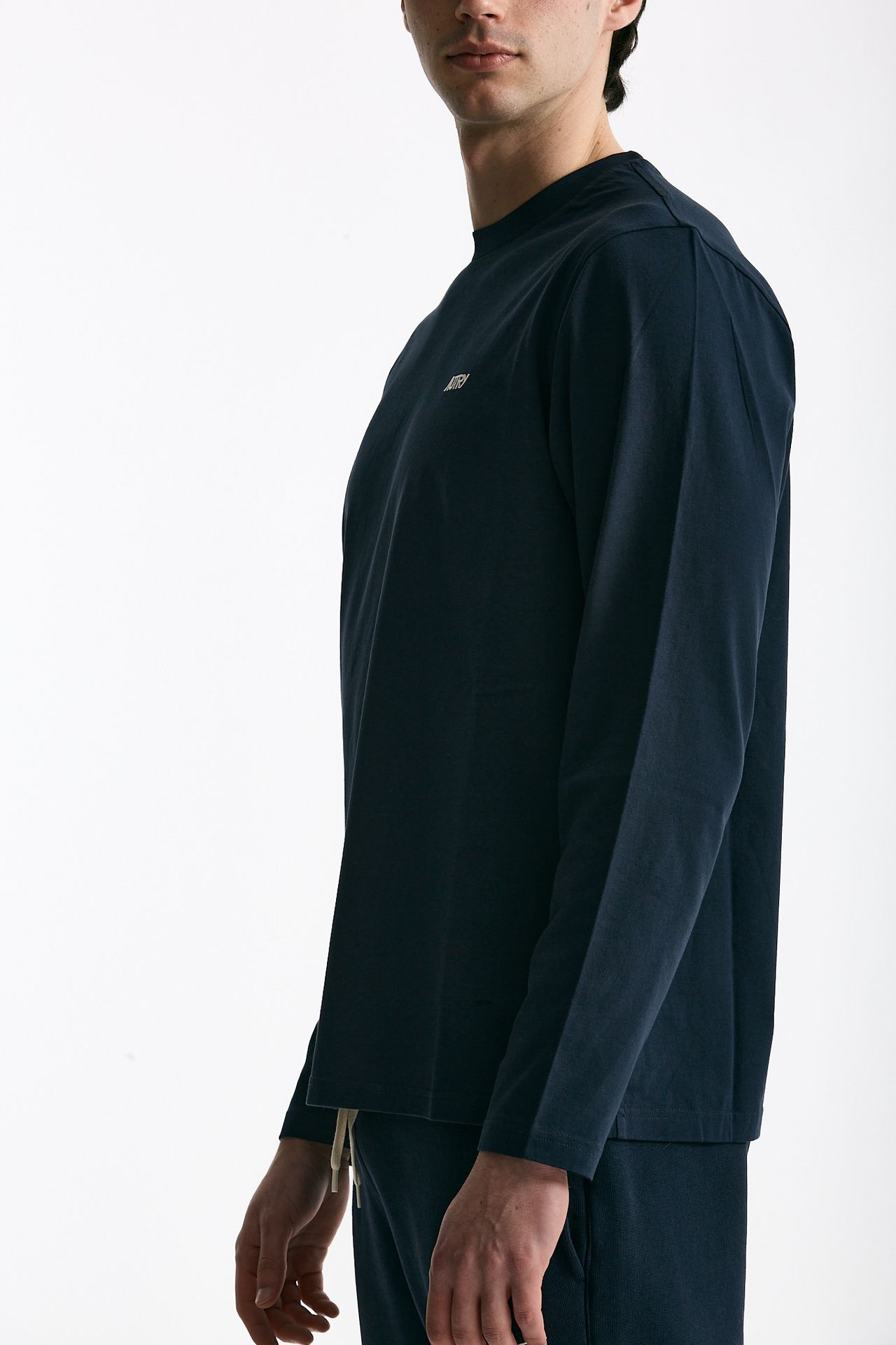 T-shirt girocollo in cotone blu men Autry - 3