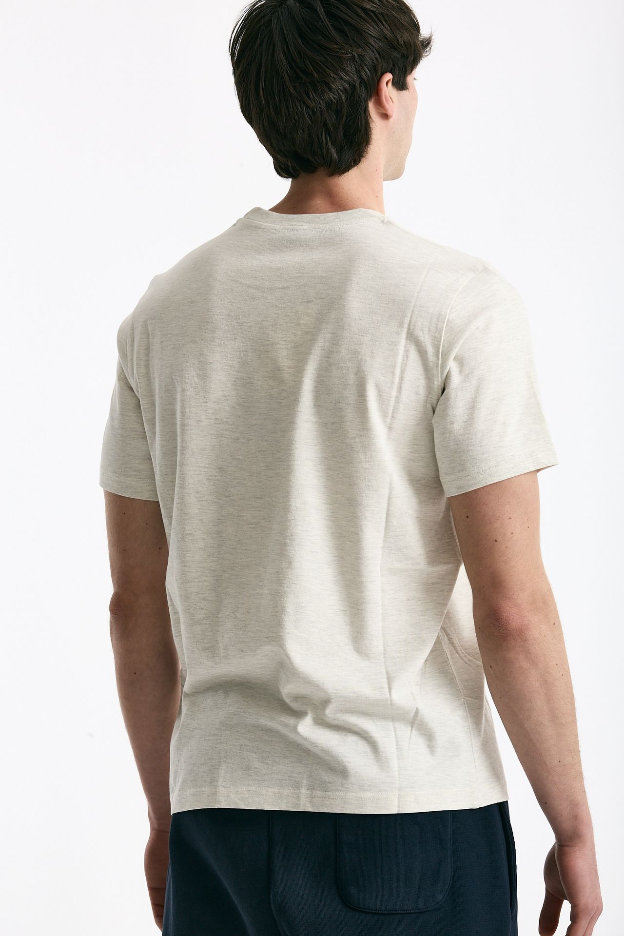 T-shirt girocollo in cotone grigio men Autry - 4