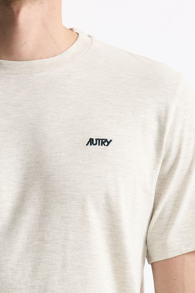 T-shirt girocollo in cotone grigio men Autry - 5