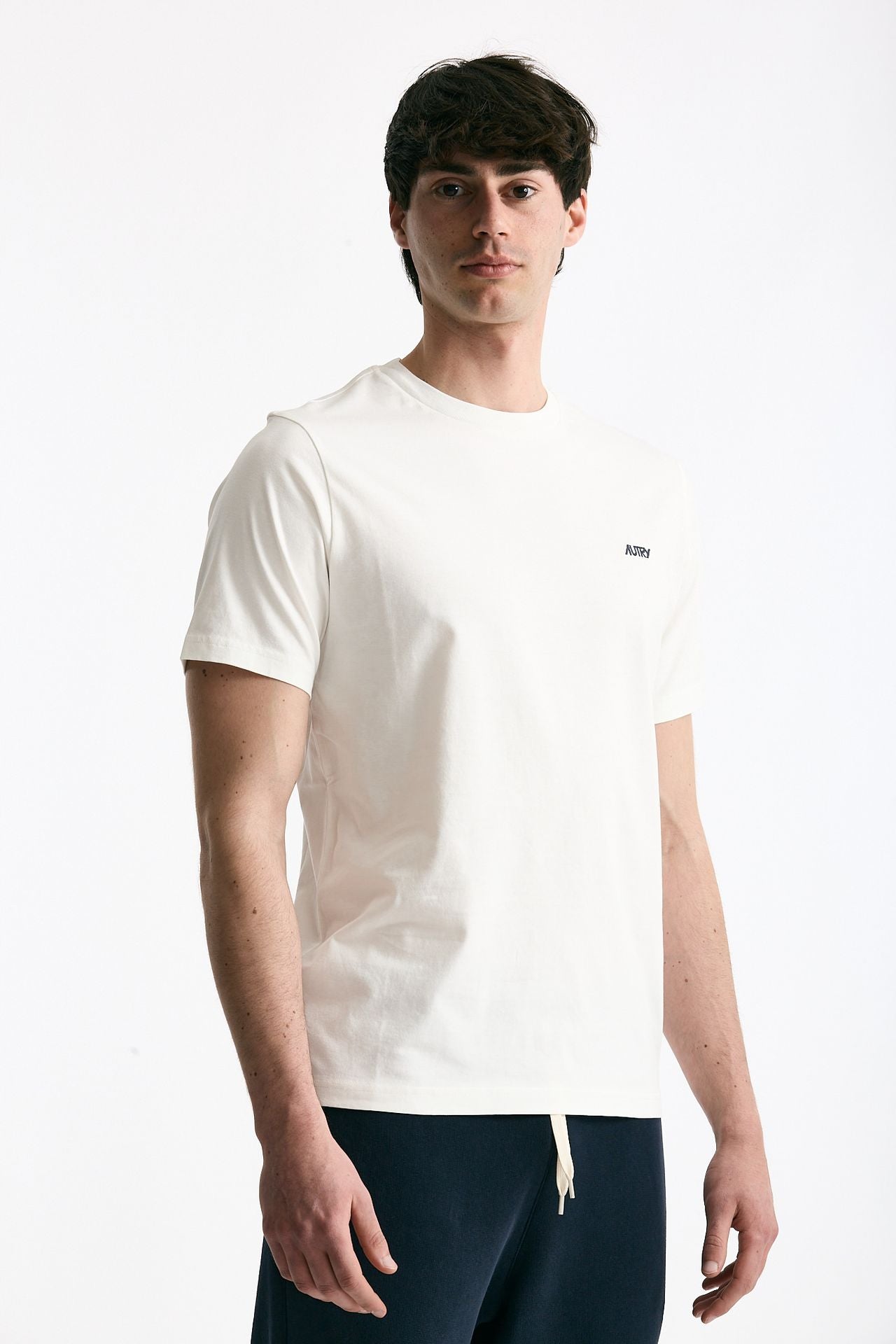 T-shirt girocollo in cotone bianco men Autry - 3