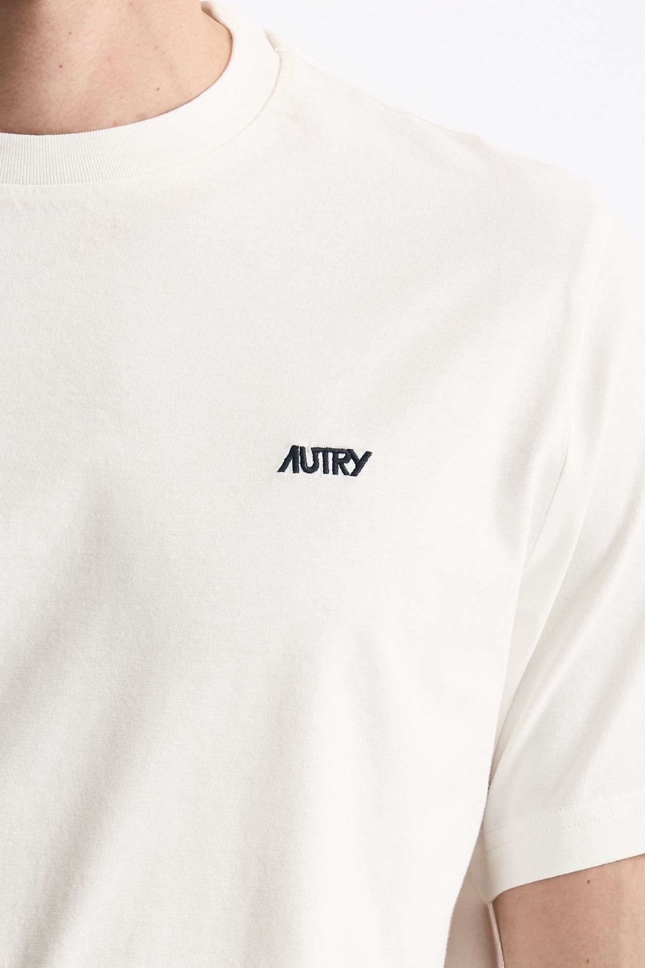 T-shirt girocollo in cotone bianco men Autry - 5