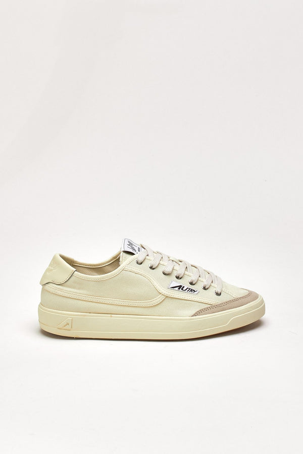 Sneakers SNEAKERS WINDSCAPE LOW in canvas crema men Autry