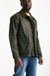 Giacca MODERN BEDALE WAX in cotone cerato verde men Barbour - 1