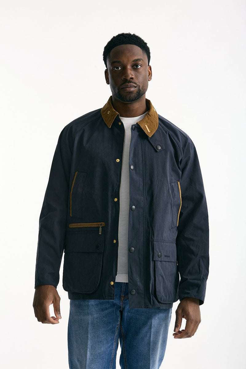Giacca ICONS BEDALE CASUAL in cotone cerato blu men Barbour - 1