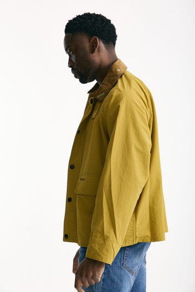 Giacca ICONS SPEY in cotone e nylon lavato giallo men Barbour