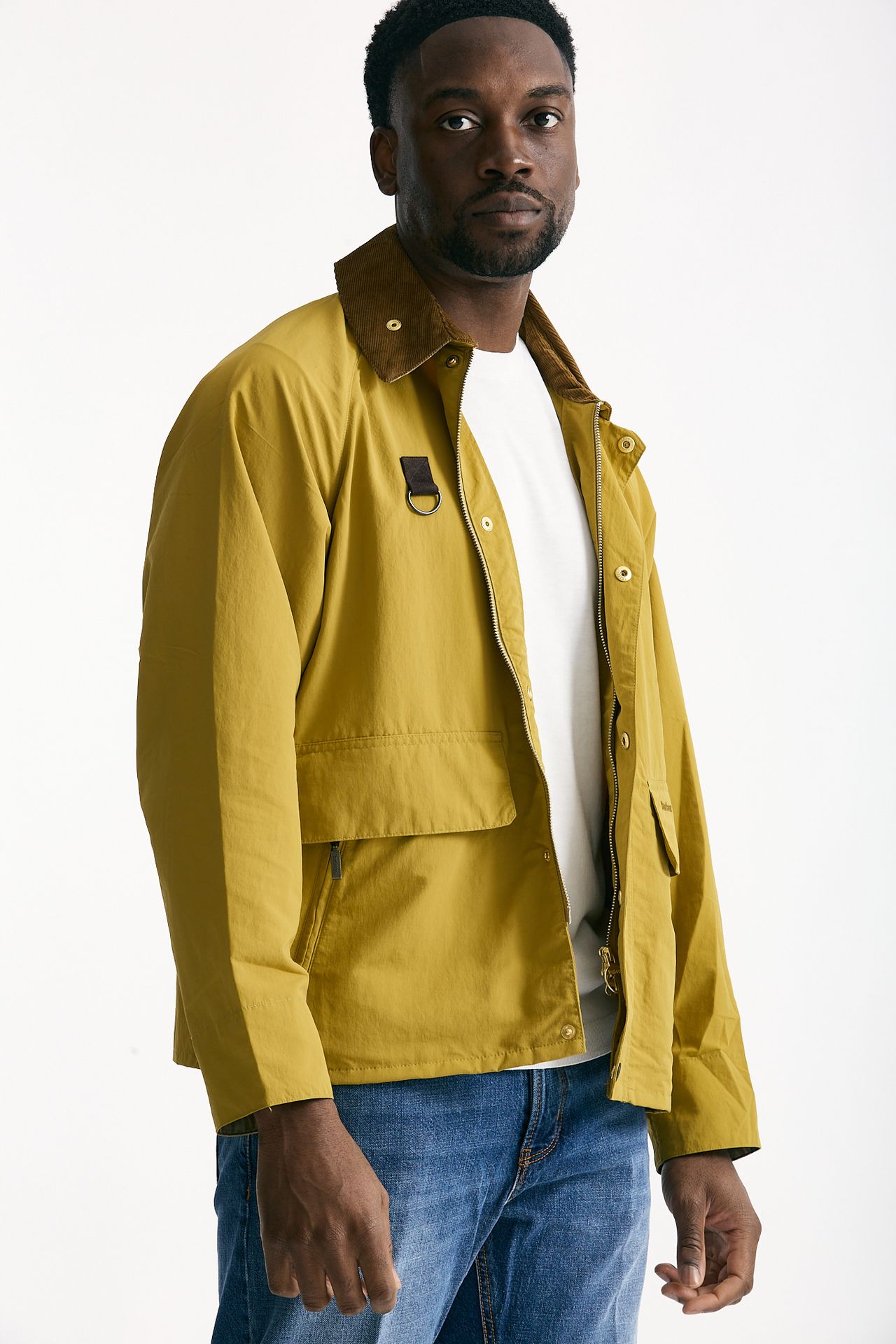 Giacca ICONS SPEY in cotone e nylon lavato giallo men Barbour - 5
