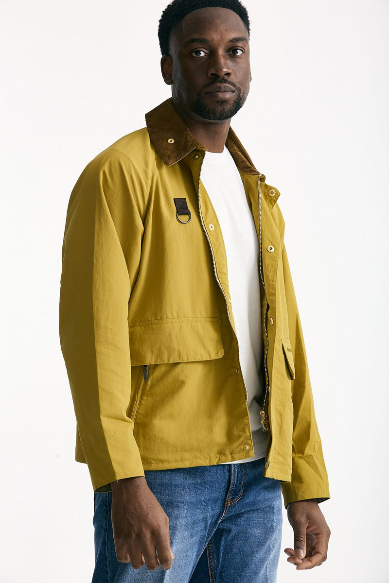 Giacca ICONS SPEY in cotone e nylon lavato giallo men Barbour - 5