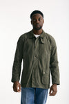 Giacca ASHBY CASUAL in cotone lavato verde/olive men Barbour - 5
